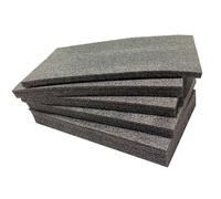 COYOUCO Packing Foam Pad, 60/80/100Mm Thick Black Foam Padding, Foam Sheets for Cases, Toolbox, Storage And Crafts,100mm