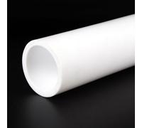 COYOUCO PTFE Plastic Pipe, 1m Rigid Tube, Fluoropolymer Tubing, Straight Pipe, OD 24/25mm,25x13mm 1m