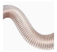 COYOUCO PU Dust Collection Hose, 38Mm ID, 1M Length, Flexible Transparent Vacuum Hose for Industrial Dust Extractor,0.93mm