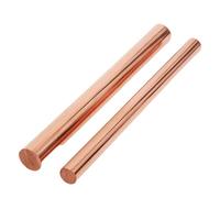 COYOUCO Pure Copper Round Rod 12Mm Dia, 300/400/500Mm Length Bare Copper Metal Rod for Metal Craft Hobbies, Electrical and Industry,12 * 300mm
