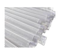 COYOUCO PVC Helix Dust Collection Hose 40Mm ID Flexible Reinforced Duct for Ventilation Suction Extractor Woodworking 1-5M,5m