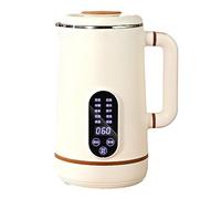 COYOUCO Soy Milk Maker, Nut Milk Maker, Automatic Almond Milk Maker 800Ml Soy Milk Maker with Keep Warm/Self-Cleaning,White
