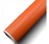 COYOUCO Vinyl Car Wrap Matte Metallic Premium Self Adhesive Replacement Vehicle Film Roll with Stretchable Air Release DIY Decals,Orange,50 * 300cm