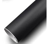 COYOUCO Vinyl Car Wrap Matte Metallic Premium Self Adhesive Replacement Vehicle Film Roll with Stretchable Air Release DIY Decals,Frosted Black,50 * 300cm