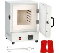 coyrugky 2000W Electric kiln, Maximum Temperature 1150℃, Compact Tabletop Furnace for Jewelry Making, Metal Casting, Pottery Glazing and DIY Projects