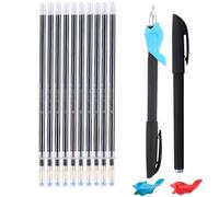 COYUN 10 Refills, with 2 Magic Pens, 2 Pieces Socket Corrector for Book, Calligraphy, Kids, Reusable