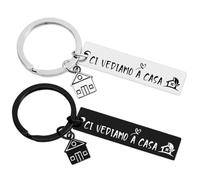 COYUN 2 Pcs Couple House Keychain, Gift Keychain Home New Couple, Couple Valentine Anniversary Gift for Him and Her, Housewarming Gifts for Wife Husband