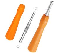 COYUN 2-Piece Gamebit Safety Screwdriver Set, 3.8/4.5 mm Safety Screwdriver, Double Ended Gamebit Screwdriver Set for Open Repair, SNES, NES, N64 and Game Cartridges