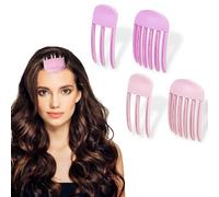 COYUN 4 Pieces Volume Hair Clips for Fluffy Bangs, Artifact Accessories with High Skull for Girls, Natural Seamless Hair Clips, Hair Clips for Styling, Hair Root Clips for Volume