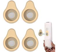 COYUN Magnetic Remote Control Holder, Improved Strong Magnetic Holder, Self-Adhesive Back, Wall Mount, Remote Control for TV, Fan, Air Conditioning, Pack of 4