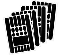 COYUN Pack of 4 Bicycle Frame Protection Carbon Stickers, Bicycle Protective Film, Frame Protection Film, Bicycle Protection Paint Damage Frame Sticker, Protective Film Bicycle Frame for Bicycle