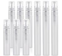 COYUN Pack of 9 Mini Perfume Refillable Perfume Atomisers Empty Spray Bottles Travel Spray Container Plastic Fragrance Pump Case Transparent Portable Perfume Spray Bottle for Travel Going Out (5 ml/8