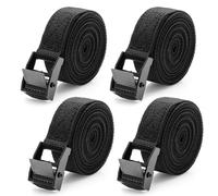 Cozary 2M Lashing Straps, Set of 4 Tightening Straps 20 mm Width, Tie Down Straps with Buckle, Maximum Load 250 kg, Motorcycle Trailer Strap for Motorcycle