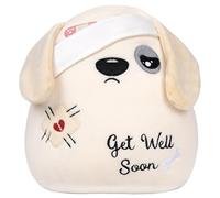 CozDazz Get Well Soon Plush Puppy Dog: 10-Inch Get Better Cute Puppy Stuffed Animals for Kids, After Surgery Feel Better Toy Gifts for Kids Girls Boys Women