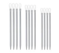 COZERI 12PCS Yarn Needle Set - Aluminum Darning Needles for Wool, Tapestry Needle & Crochet Needle with Large Eye for Knitting/Crochet/Embroidery/Cable Needles for Knitting(6.9cm/7.8cm/8.9cm)