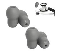 COZERI 4PCS Stethoscope Ear Tips Replacement - Stethoscope Spare Parts Compatible for 3M Littmann (Classic 3/III, Cardiology 3/4/III/IV), FriCARE/MDF, Fits 5-6MM Tubes, Comfortable Sealing Ear Pieces