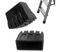 COZERI Pack of 2 Rubber Feet Foot Caps for Ladders, Square Ladder Feet Replacement 25 x 30 mm, Non-Slip Step Foot Caps Made of High-Quality Rubber for Stepladders, Folding Ladders, Industrial Ladders