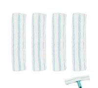 COZERI Pack of 4 Replacement Covers for Leifheit Window Wiper Window & Frame Cleaner, Microfibre Mop Cover for Streak-free Window Cleaning, Compatible with Leifheit Window Wiper and Window Squeegee
