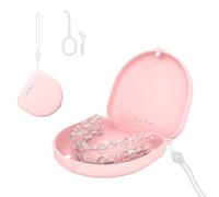 COZERI Retainer Case for Invisalign - Portable Denture Aligner Retainer Box Case, Magnetic Retainer Set with Removal Tools, Aligners Chewies & Brush, Carry Strap Orthodontic Retainer Case
