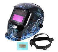 COZHYESS Auto Darkening Welding Helmet, Adjustable Welding Mask, Battery & Solar Powered, Welders Helmet, Welding Helmets, Auto Darkening Welding Helmet, for TIG MIG ARC(Lightning)