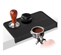 COZHYESS Coffee Tamping Mat, 10.43″×6.50″ Food Grade Silicone 7mm Thickend Espresso Tamper Mat for Barista Espresso Machine, Multi-Slot Design for Portafilter, Accessories and Tamp Station