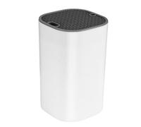 COZHYESS Knife Block Without Knives, Universal Knife Block, Detachable Knife Holder, Kitchen Knife Holder White, Tilted Storage for Easy Access, for Kitchen Counter Knife Storage Rack