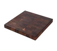 Cozifa American Dark Walnut Wood Cutting Board Large, Square 14x14 x1.2in for Kitchen and End Grain Butcher Block Finished with Linseed Oil, Beeswax, Carnauba wax & Lemon Oil