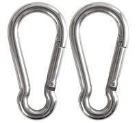 Cozihom 3.5" Heavy Duty Carabiners 700LB Weight Capacity, Spring Action Snap Hook Attachment, Anti-Rust for Hammocks, Swing Chairs, Gym Equipment, Camping Pack of 2