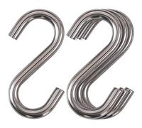 Cozihom Heavy-Duty 304 Stainless Steel S Hooks, 3 Inch Hammock, Swing S Hooks, Industrial Grade Quality Utility Hooks 4 Packs
