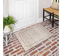 cozily® Soft Pile Jute Doormat Indoor - Marco Beige Turkish Rug - 60 x 110 cm - Washable Entrance Door Mat For Kitchen, Fireside and Corridor Rug
