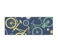 Cozimangoe Desk Mat, Large Mouse Pad Anti-Slip Waterproof Smooth Surface for Durable Stitched, Computer Desk Office Home, Personalized Sweet Bike Pattern