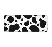 Cozimangoe Desk Mat, Large Mouse Pad Anti-Slip Waterproof Smooth Surface for Durable Stitched, Computer Desk Office Home, Personalized Cowhide Milk Cow Print