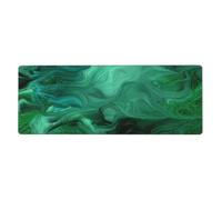 Cozimangoe Desk Mat, Large Mouse Pad Anti-Slip Waterproof Smooth Surface for Durable Stitched, Computer Desk Office Home, Personalized Emerald Green