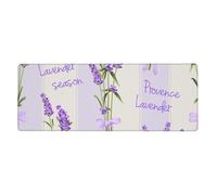 Cozimangoe Desk Mat, Large Mouse Pad Anti-Slip Waterproof Smooth Surface for Durable Stitched, Computer Desk Office Home, Personalized Lavender Season Aroma Charming