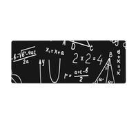 Cozimangoe Desk Mat, Large Mouse Pad Anti-Slip Waterproof Smooth Surface for Durable Stitched, Computer Desk Office Home, Personalized Algebra Geometry Abstract Math