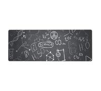 Cozimangoe Desk Mat, Large Mouse Pad Anti-Slip Waterproof Smooth Surface for Durable Stitched, Computer Desk Office Home, Personalized Handwritten Science Drawing Printed