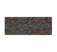 Cozimangoe Desk Mat, Large Mouse Pad Anti-Slip Waterproof Smooth Surface for Durable Stitched, Computer Desk Office Home, Personalized Programmer Programming Code