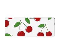 Cozimangoe Desk Mat, Large Mouse Pad Anti-Slip Waterproof Smooth Surface for Durable Stitched, Computer Desk Office Home, Personalized Sweet Cherry Pattern