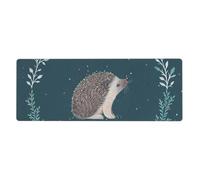 Cozimangoe Desk Mat, Large Mouse Pad Anti-Slip Waterproof Smooth Surface for Durable Stitched, Computer Desk Office Home, Personalized Cute Little Hedgehog