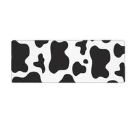 Cozimangoe Desk Mat, Large Mouse Pad Anti-Slip Waterproof Smooth Surface for Durable Stitched, Computer Desk Office Home, Personalized Cow Spots Print