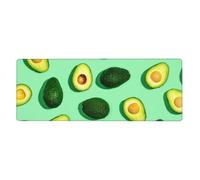 Cozimangoe Desk Mat, Large Mouse Pad Anti-Slip Waterproof Smooth Surface for Durable Stitched, Computer Desk Office Home, Personalized Fresh Green Avocado Fitness People Exercise