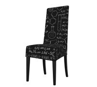 Cozimangoe Dining Chair Covers, High Stretch Removable Seat Covers,Stain Resistant Protective Slipcovers for Dining Room Kitchen Hotel Banquet, Chemistry