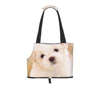 Cozimangoe Dog Carrier, Side Viewing Opening Dog Purse Collapsible Compact Pet Tote Bag, Airline Walking Outdoor Travel, West Highland White Terrier