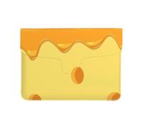 Cozimangoe Laptop Sleeve, 13-14 Inch PU Leather Computer Sleeve Bag, Water-Resistant Laptop Case Protective, School Office Travel, Personalized Pasta Cheese Food Pattern