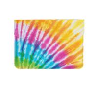 Cozimangoe Laptop Sleeve, 13-14 Inch PU Leather Computer Sleeve Bag, Water-Resistant Laptop Case Protective, School Office Travel, Personalized Colorful Spiral Tie Dye Rainbow
