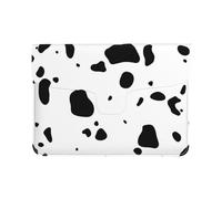 Cozimangoe Laptop Sleeve, 13-14 Inch PU Leather Computer Sleeve Bag, Water-Resistant Laptop Case Protective, School Office Travel, Cow Skin Dalmatians Dog Spots Dalmatian