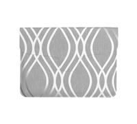 Cozimangoe Laptop Sleeve, 13-14 Inch PU Leather Computer Sleeve Bag, Water-Resistant Laptop Case Protective, School Office Travel, Personalized Silver Geometric Figure Printed