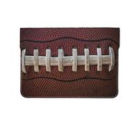 Cozimangoe Laptop Sleeve, 13-14 Inch PU Leather Computer Sleeve Bag, Water-Resistant Laptop Case Protective, School Office Travel, American Football Laces