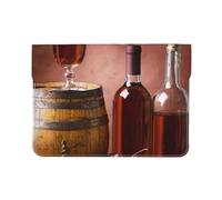 Cozimangoe Laptop Sleeve, 13-14 Inch PU Leather Computer Sleeve Bag, Water-Resistant Laptop Case Protective, School Office Travel, Personalized Drink And Food