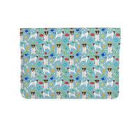 Cozimangoe Laptop Sleeve, 13-14 Inch PU Leather Computer Sleeve Bag, Water-Resistant Laptop Case Protective, School Office Travel, Personalized Jack Russell Dog Toys Jack Russells Dogs Lovers Dog